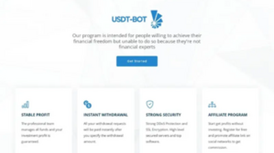 Usdt-Bot (usdt-bot.com) program details. Reviews, Scam or Paying - HyipScan.Net