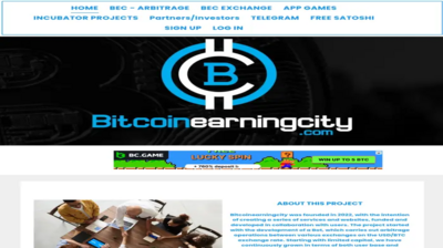 Bitcoin Earning City (bitcoinearningcity.net) program details. Reviews, Scam or Paying - HyipScan.Net