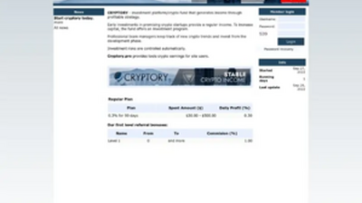 Cryptory (cryptory.pro) program details. Reviews, Scam or Paying - HyipScan.Net