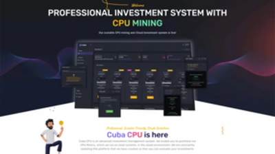 CubaCPU (cubacpu.com) program details. Reviews, Scam or Paying - HyipScan.Net