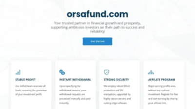 Orsafund (orsafund.com) program details. Reviews, Scam or Paying - HyipScan.Net