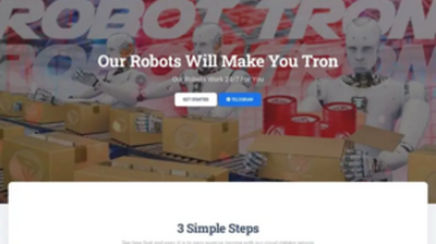 Robot Tron (robot-tron.cloud) program details. Reviews, Scam or Paying - HyipScan.Net