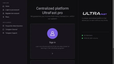 UltraFast (ultrafast.pro) program details. Reviews, Scam or Paying - HyipScan.Net