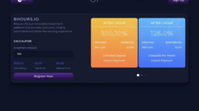 8hours (8hours.io) program details. Reviews, Scam or Paying - HyipScan.Net