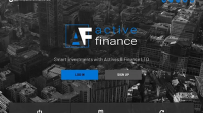 ActiveFinance (activefinance.biz) program details. Reviews, Scam or Paying - HyipScan.Net