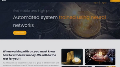 Alux Mining Ltd (alux-mining.biz) program details. Reviews, Scam or Paying - HyipScan.Net