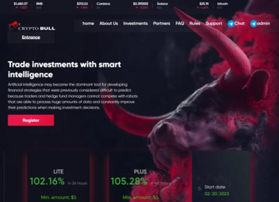 Crypto Bull (cryptobull.pro) program details. Reviews, Scam or Paying - HyipScan.Net