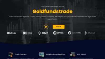 Goldfundstrade (goldfundstrade.com) program details. Reviews, Scam or Paying - HyipScan.Net