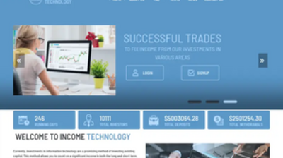 INCOME TECHNOLOGY (incometechnology.biz) program details. Reviews, Scam or Paying - HyipScan.Net