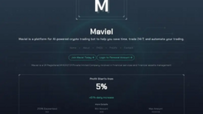 Maviel (maviel.io) program details. Reviews, Scam or Paying - HyipScan.Net