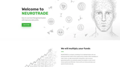 NeuroTrade (neurotrade.cc) program details. Reviews, Scam or Paying - HyipScan.Net