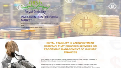 Royal Stability (royalstability.io) program details. Reviews, Scam or Paying - HyipScan.Net