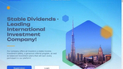 Stable Dividends (stabledividends.online) program details. Reviews, Scam or Paying - HyipScan.Net