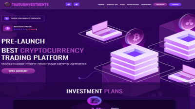 TaurusInvestments (taurusinvestments.co) program details. Reviews, Scam or Paying - HyipScan.Net