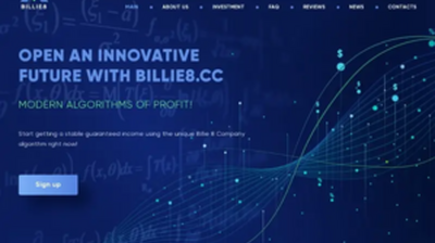 Billie 8 Company (billie8.cc) program details. Reviews, Scam or Paying - HyipScan.Net