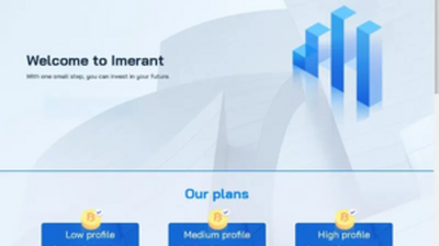 Imerant (imerant.com) program details. Reviews, Scam or Paying - HyipScan.Net