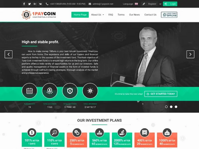 1Pay Coin (1paycoin.net) program details. Reviews, Scam or Paying - HyipScan.Net