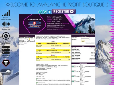 Avalanche (avalanche.bz) program details. Reviews, Scam or Paying - HyipScan.Net