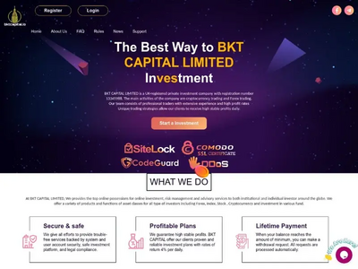 Bktcapital Ltd (bktcapital.io) program details. Reviews, Scam or Paying - HyipScan.Net
