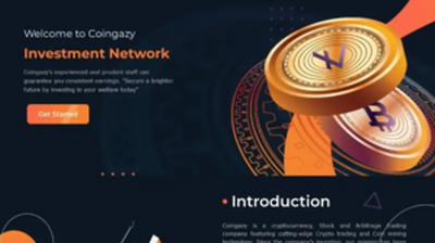 Coingazy Limited (coingazy.com) program details. Reviews, Scam or Paying - HyipScan.Net