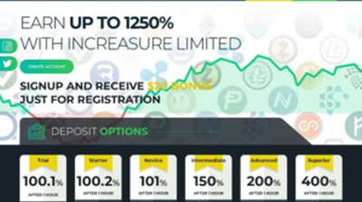 IncreaSure Limited (increasure.com) program details. Reviews, Scam or Paying - HyipScan.Net