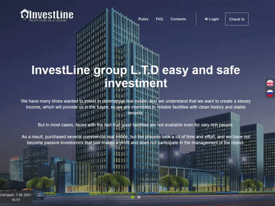 InvestLine (investline.group) program details. Reviews, Scam or Paying - HyipScan.Net