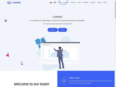Lumino (lumino.cloud) program details. Reviews, Scam or Paying - HyipScan.Net