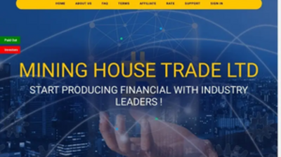 Mining House Trade LTD (mininghouse.trade) program details. Reviews, Scam or Paying - HyipScan.Net