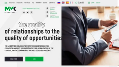 MMK Investment (mmkinvestment.com) program details. Reviews, Scam or Paying - HyipScan.Net