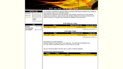 ORO Bank (orobank.biz) program details. Reviews, Scam or Paying - HyipScan.Net