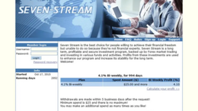 Seven Stream (seven-stream.com) program details. Reviews, Scam or Paying - HyipScan.Net