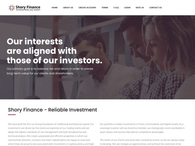 Shory Finance (shoryfinance.com) program details. Reviews, Scam or Paying - HyipScan.Net