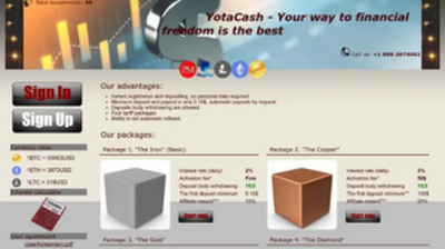 YotaCash (yotacash.com) program details. Reviews, Scam or Paying - HyipScan.Net