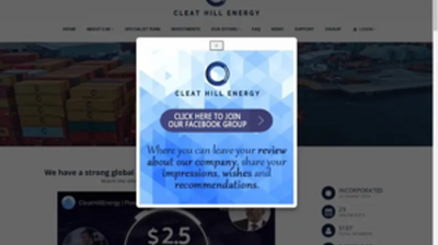 Cleat Hill Energy (cleathillenergy.com) program details. Reviews, Scam or Paying - HyipScan.Net