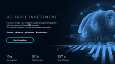 Foundex Trade (foundex.trade) program details. Reviews, Scam or Paying - HyipScan.Net