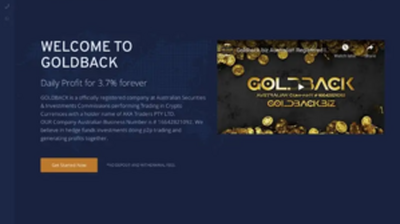 GoldBack (goldback.biz) program details. Reviews, Scam or Paying - HyipScan.Net