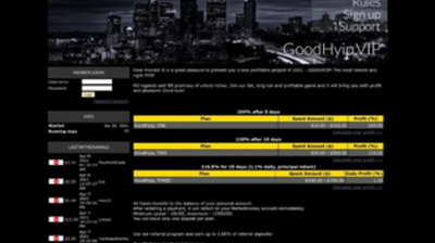 GoodHyip (goodhyip.vip) program details. Reviews, Scam or Paying - HyipScan.Net