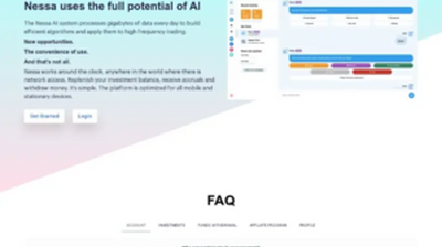 NESSA (nessa.ai) program details. Reviews, Scam or Paying - HyipScan.Net