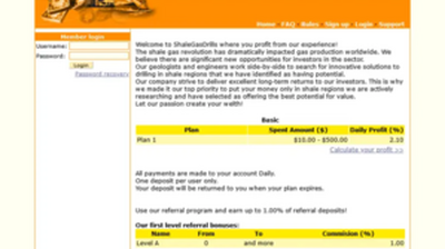 ShaleGasDrills (shalegasdrills.com) program details. Reviews, Scam or Paying - HyipScan.Net