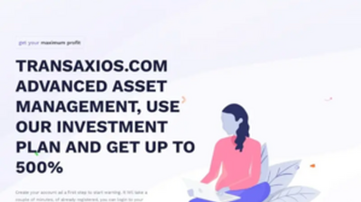 Transaxios Ltd (transaxios.com) program details. Reviews, Scam or Paying - HyipScan.Net