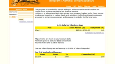 UniVima (univima.cc) program details. Reviews, Scam or Paying - HyipScan.Net