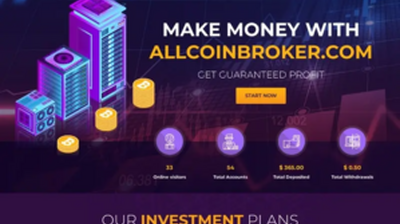 Allcoinbroker (allcoinbroker.com) program details. Reviews, Scam or Paying - HyipScan.Net