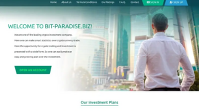 Bit Paradise (bit-paradise.biz) program details. Reviews, Scam or Paying - HyipScan.Net