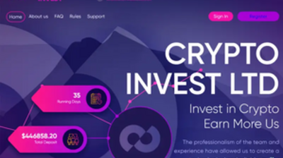 CRYPTO INVEST LTD (crypto-invest.biz) program details. Reviews, Scam or Paying - HyipScan.Net