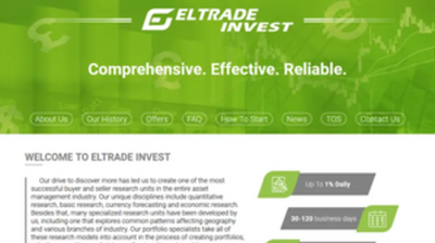 El Trade Invest (eltradeinvest.com) program details. Reviews, Scam or Paying - HyipScan.Net