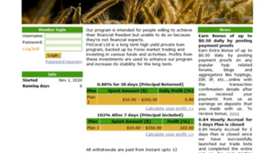 FinCoral Ltd (fincoral.cc) program details. Reviews, Scam or Paying - HyipScan.Net