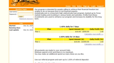 MylanTrade (mylantrade.com) program details. Reviews, Scam or Paying - HyipScan.Net