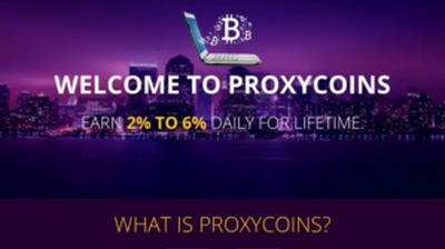 ProxyCoins (proxycoins.org) program details. Reviews, Scam or Paying - HyipScan.Net