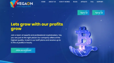 Vegaon LTD (vegaon.ltd) program details. Reviews, Scam or Paying - HyipScan.Net