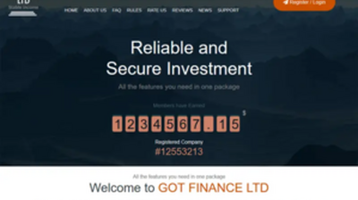 Got Finance LTD (gotfinance.biz) program details. Reviews, Scam or Paying - HyipScan.Net